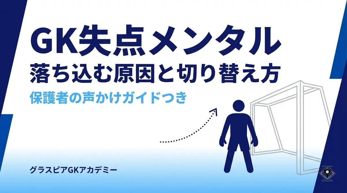 【テスト】GKが失点で落ち込む原因と切り替え方｜保護者の声かけガイドつき