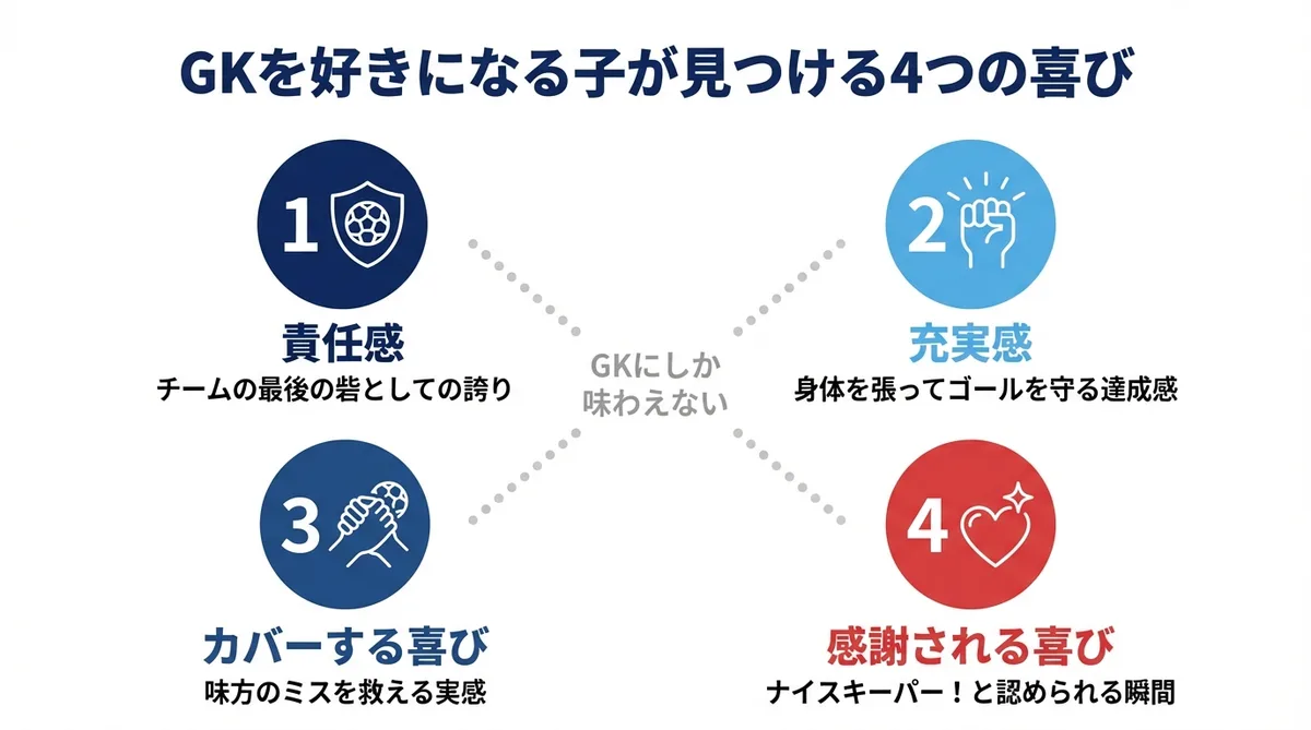 GKを好きになる子が見つける4つの喜び