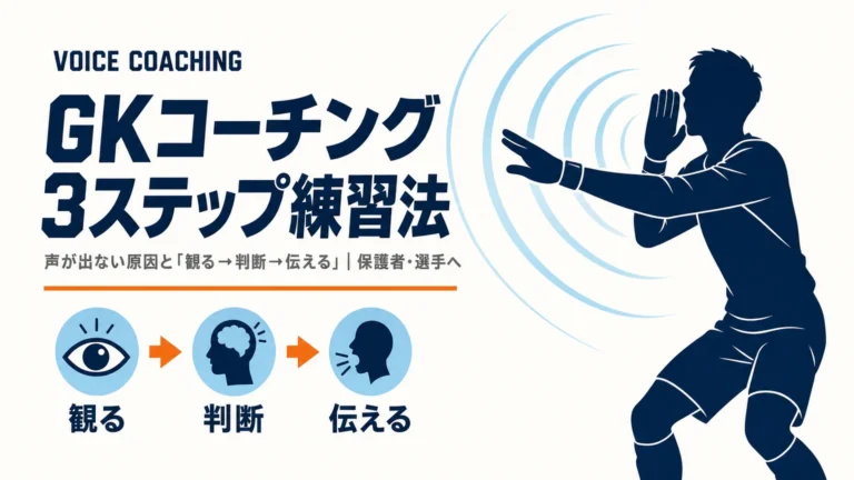 GKコーチングで声が出ない原因と3ステップ練習法