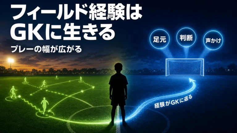 小学生GKがフィールド経験を通じて現代GKとして成長する記事サムネイル