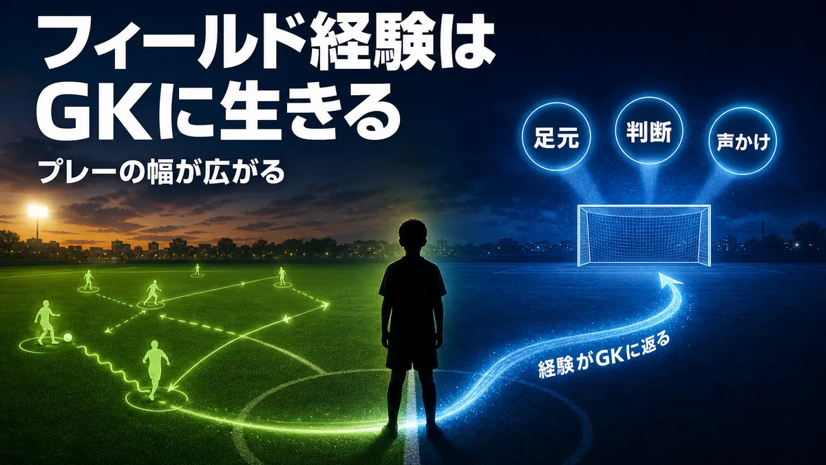 小学生GKはフィールドもやるべき？伸びるキーパーに必要な経験の積み方